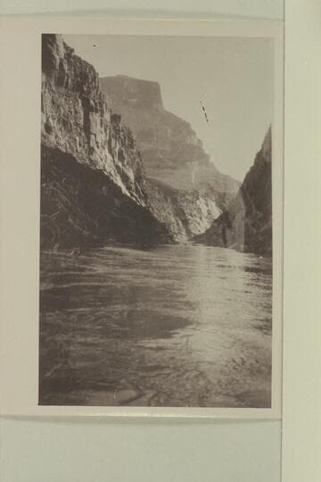 End of Powell Plateau. Formations resemble Middle Granite Gorge where the Kolb brothers were on this date