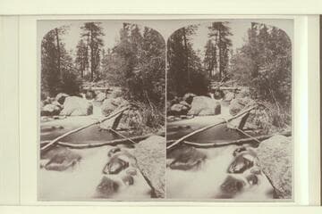 "Views on Boulder Creek", Driftwood Falls. Boulder Creek is tributary to the upper part of Escalante River