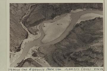 209 Mile Canyon (lower) and Granite Park Canyon. Approximate flow: 10,500 cfs