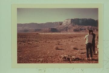 The chopper follows the Bronco near Soap Creek overlook