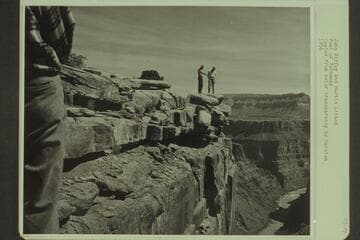 John Riffey and Martin Litton. Foot of Toroweap