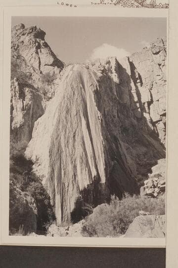 Travertine Fall