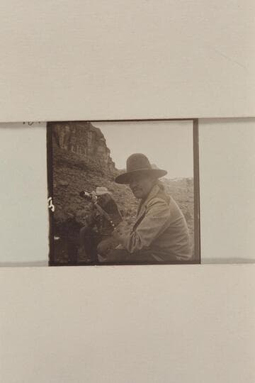 Buck White-hat, Navajo Indian guide who took us to the Arch-in-the-Sky. Chathalgaii