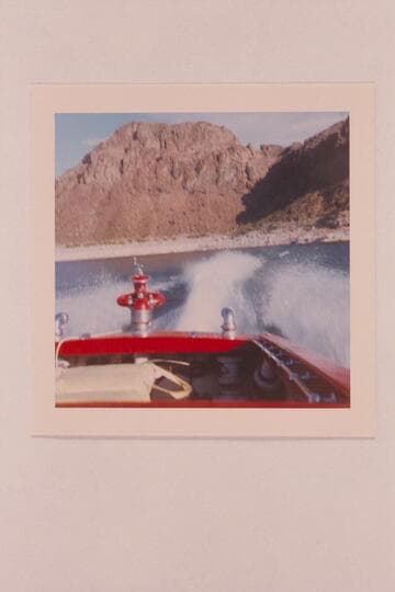 Stern of jet fire boat. Lake Mead