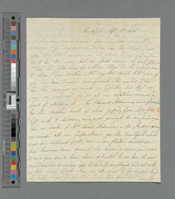 Alderson, E. Letter to Catherine Carr