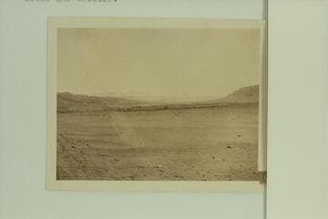 Up Spanish or Moab Valley from the left bank of the Colorado River near the Portal. Survey from Moab to Green River, Utah, by Easton, Leeds and Wheeler