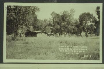 Green River Investigation: Upstream 1 1/2 miles about Spring Creek