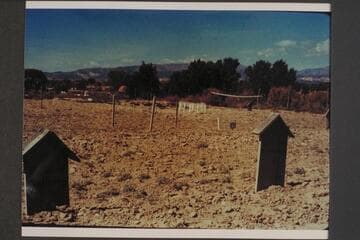 Graves of Nathaniel and Mary Elizabeth Sabin Galloway. Vernal Cemetery